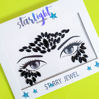 Black Diamond Face Jewel - Starlight