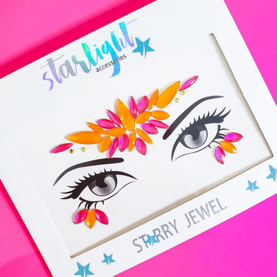Neon Vibes Face Jewel UV Reactive - Starlight