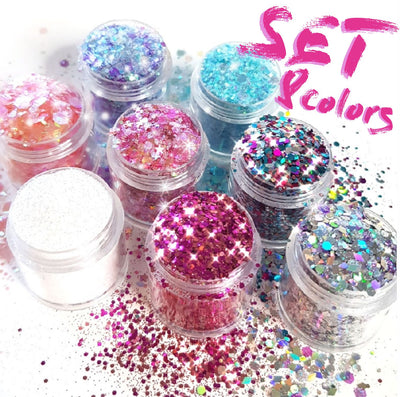 Hawaii Chunky Glitter Set - Starlight