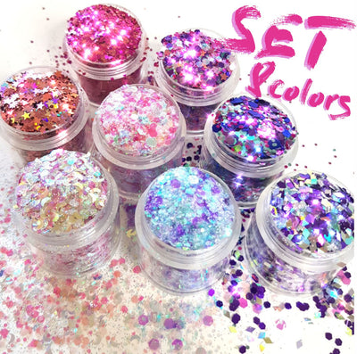 Miami Chunky Glitter Set - Starlight