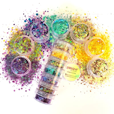 Let's go to the party! Chunky Glitter Set - Starlight